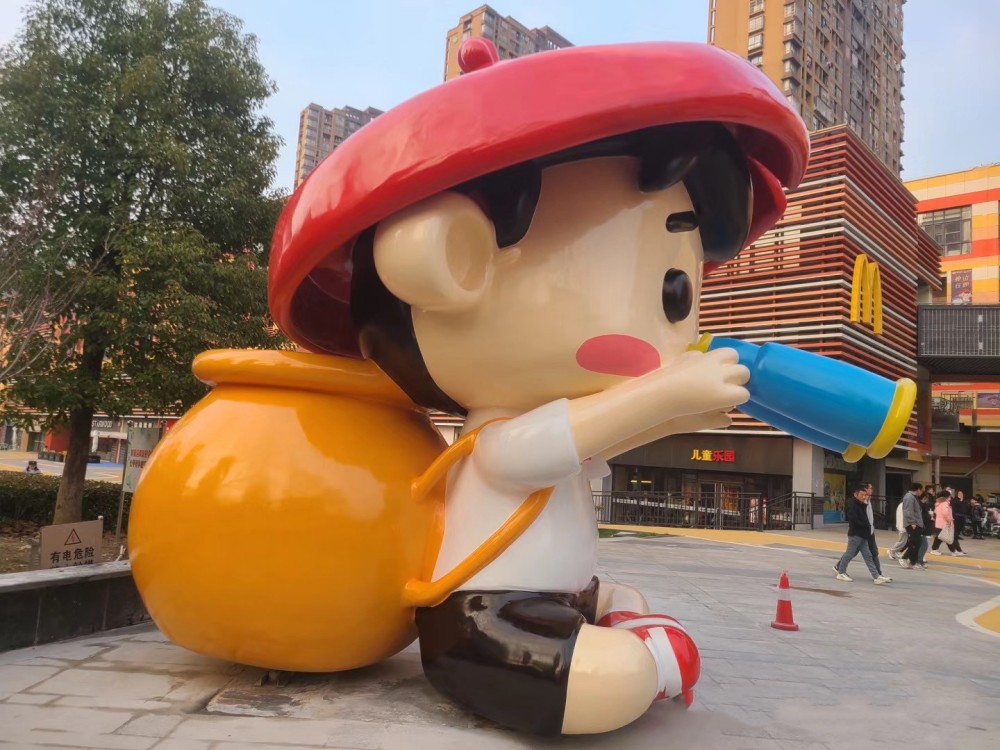 重庆商业街卡通人物IP雕塑