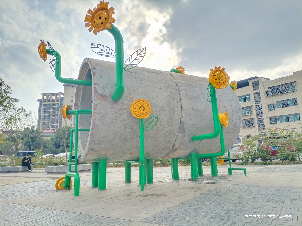 重庆大足混响水泥雕塑王晶设计师项目